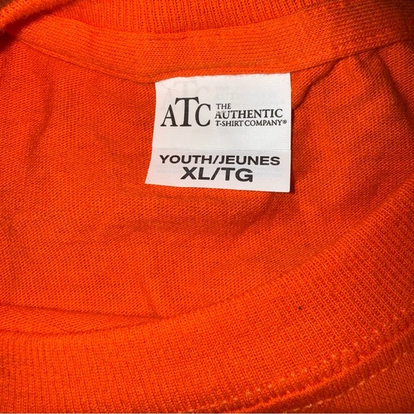 Vintage Orange Oilers Logo T-Shirt reworked vintage - Picture 3 of 6